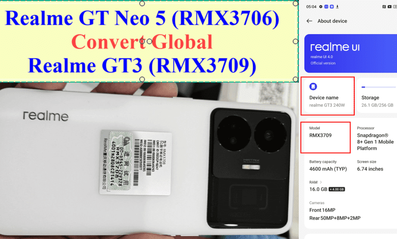 realme GT Neo6 to Launch as realme GT5 Globally, New Report Claims