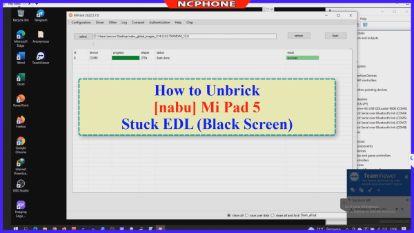 How to Unbrick Mi Pad 5