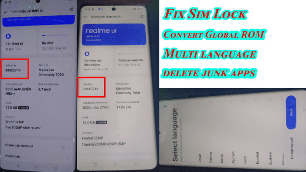 unlock SIM lock on Realme 11 Pro Plus Services