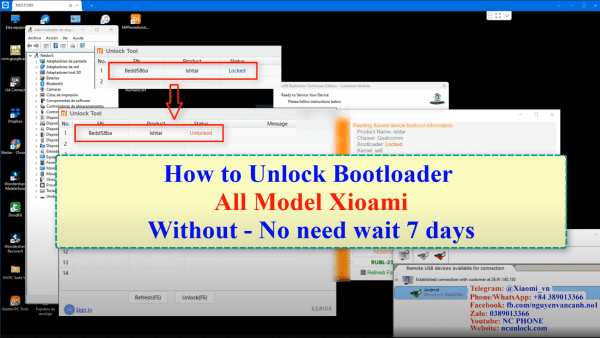 How to Unlock Bootloader Xiaomi Devices without 7 days