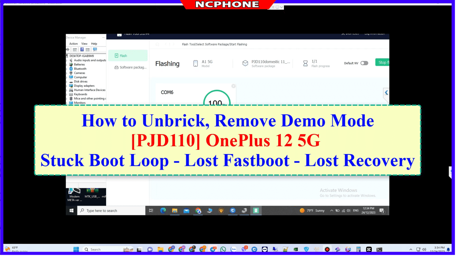 HOW TO UNBRICK ONEPLUS 10 PRO visual data 3