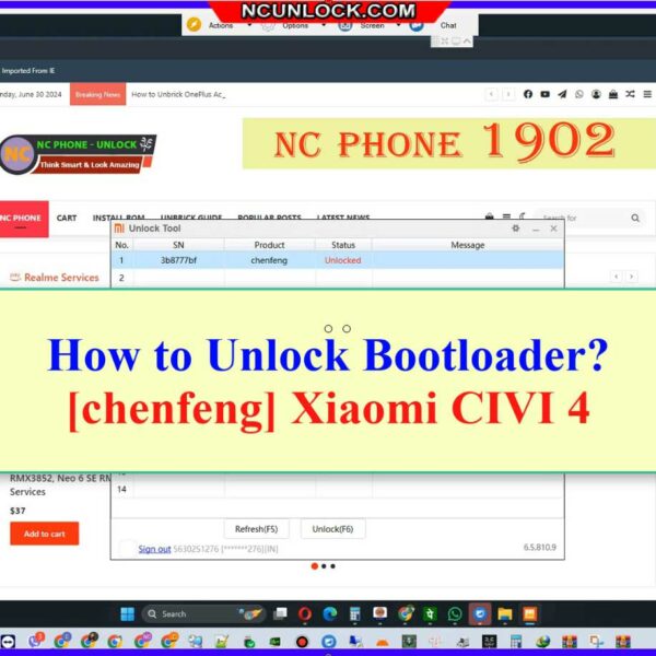 [chenfeng]-Xiaomi-CIVI-4-Ultra-Unlock-Booloader