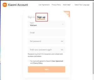 tài khoản xiaomi trung quốc-1