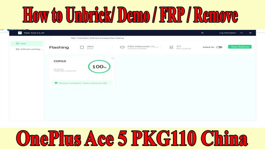 HOW TO UNBRICK ONEPLUS 10 PRO visual data 6