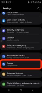 google configuration