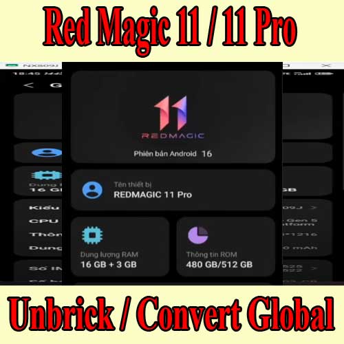 Unbrick / Convert Red Magic 11 Pro Global ROM Service 1 red-magic-11-pro-global-rom