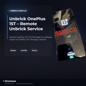 Unbrick OnePlus 15T – Remote Unbrick Service